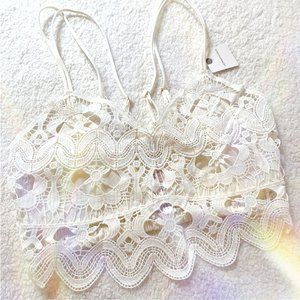 Anthropologie Viviette Lace Bra Top. SZ XS *BNWT*
